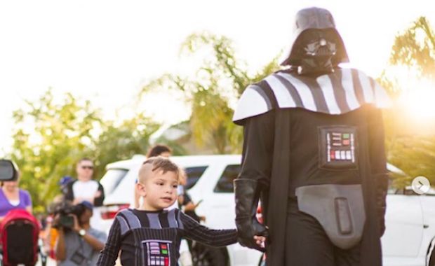 This Neighborhood Celebrated Halloween in May to Honor a 5-Year-Old With a Rare Disease