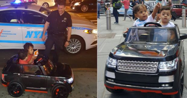 Adorable Twins Get Ticket for Going Over the ‘Cute Limit’