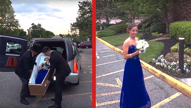 A New Jersey Teen Arrived to Prom Entrance in a Casket and Hearse