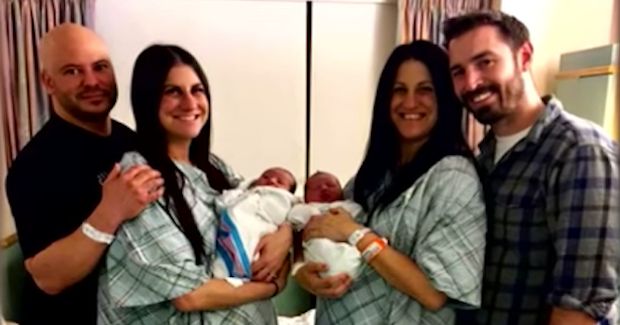 Twin Sisters Give Birth to Baby Boys on the Same Exact Day