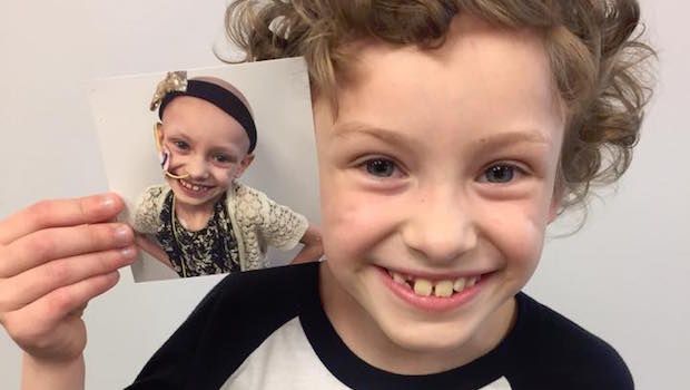 Girl Photographs First and Last Days of School to Document Beating Cancer