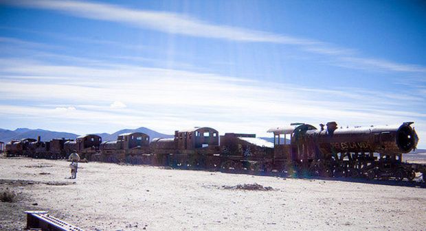 Bolivia's train cemetery