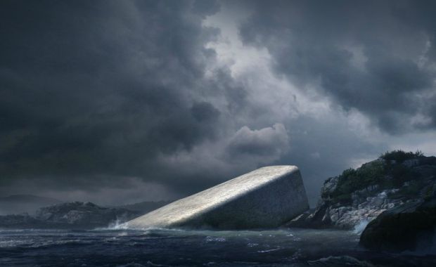 Underwater restaurant norway