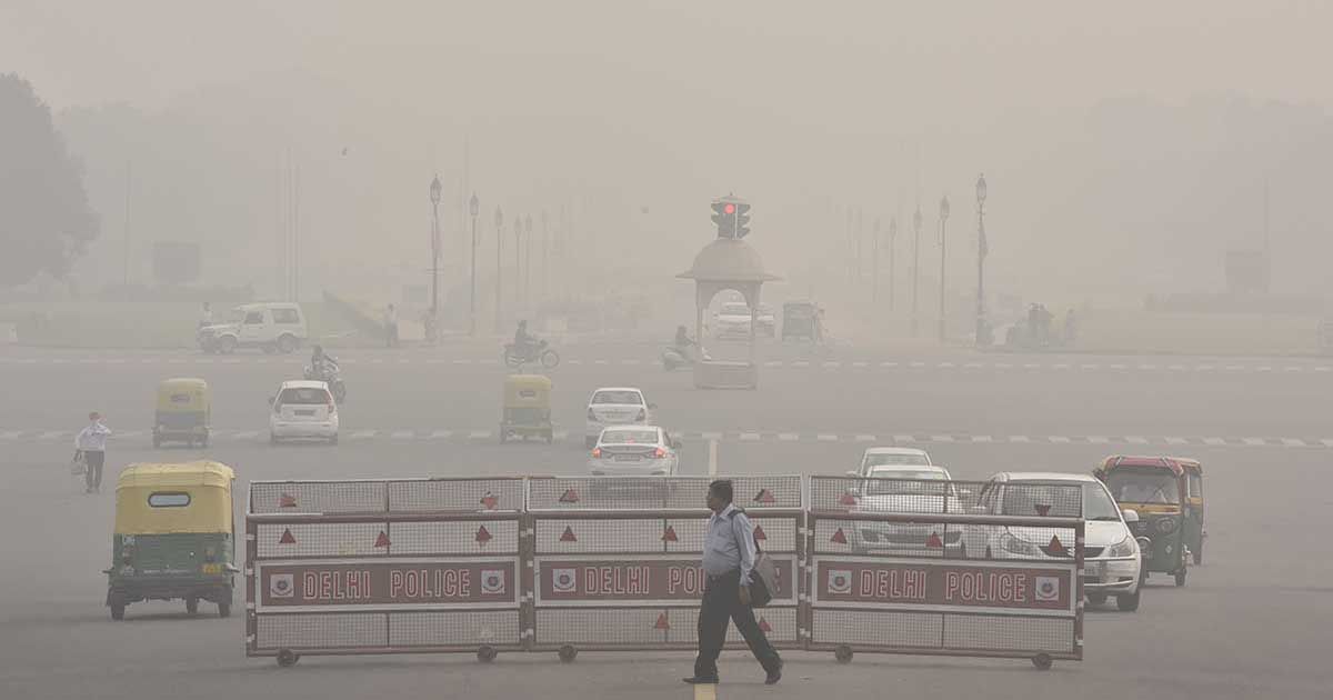 new delhi's air pollution