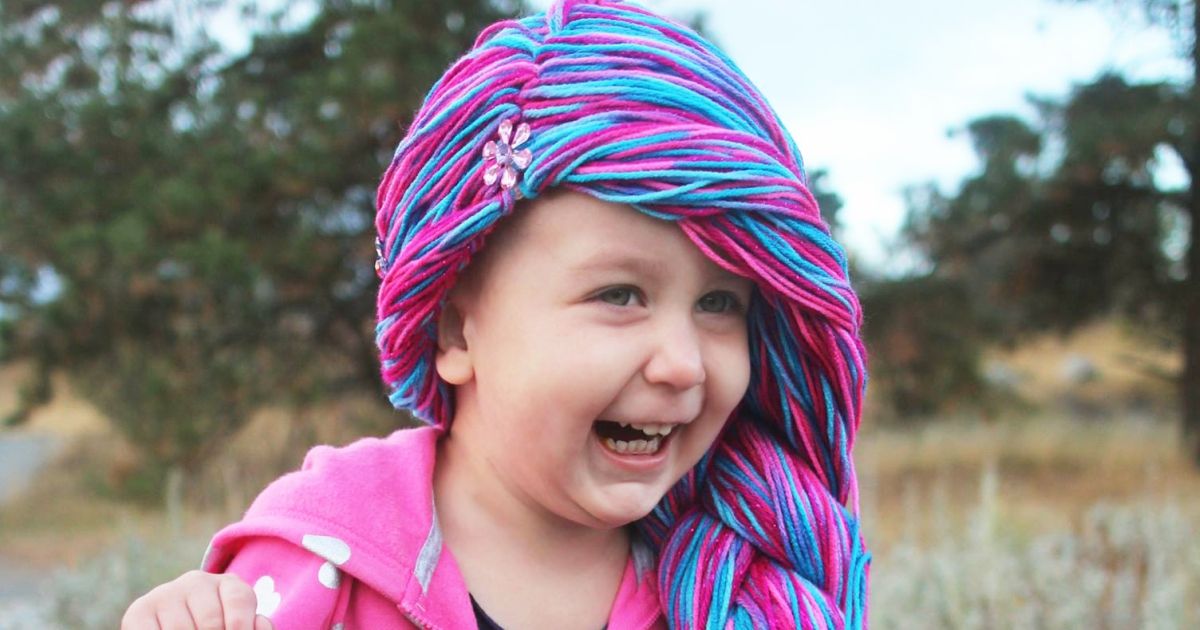 Yarn Wigs Give Kids With Cancer Something to Smile About