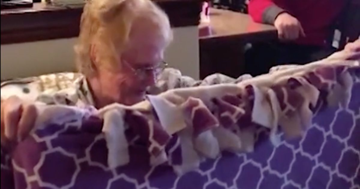 WATCH: Cancer Patient Keeps a Piece of Her Late Husband With Her During Chemo Treatments