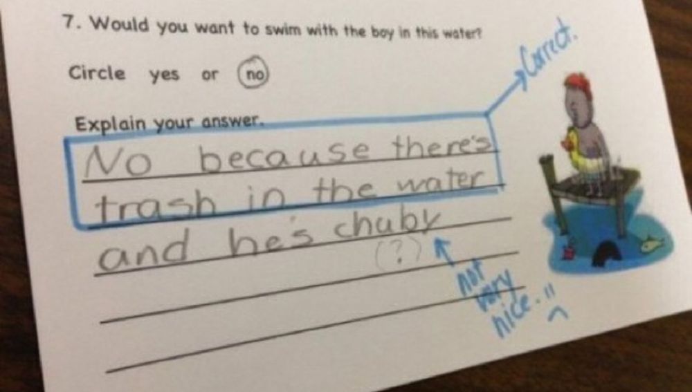 These Funny Test Answers From Kids Will Have You Cracking up These Funny Test Answers From Kids Will Have You Cracking up