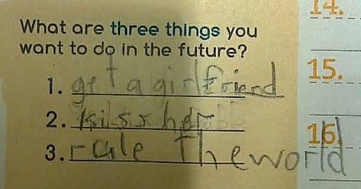 These Funny Test Answers From Kids Will Have You Cracking up