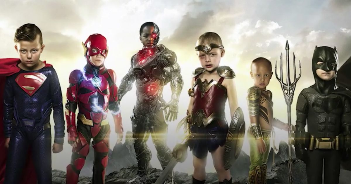 This Justice League Kids Photoshoot Makes Disabled Children Super