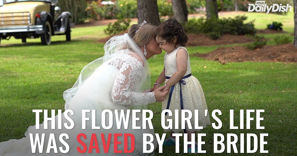 Bride Makes 3-Year-Old Cancer Survivor a Flower Girl in Her Wedding