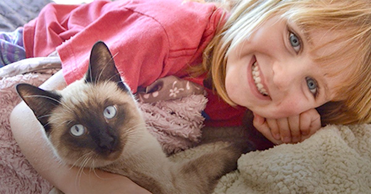 Super Cat Helps Young Girl Overcome Her Sensory Processing Disorder