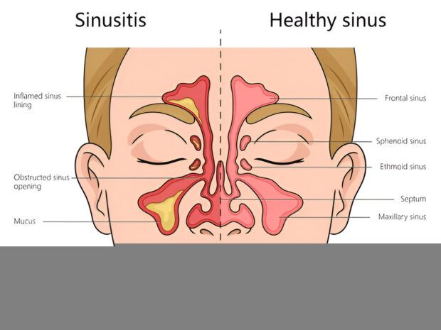 sinusitis structure diagram