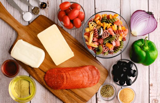 chicken pasta salad ingredients