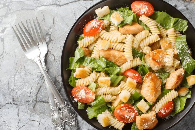 healthy high protein pasta salad
