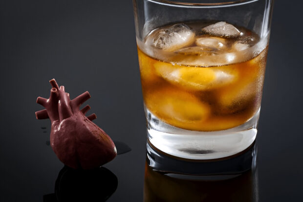 after drinking alcohol chest pain