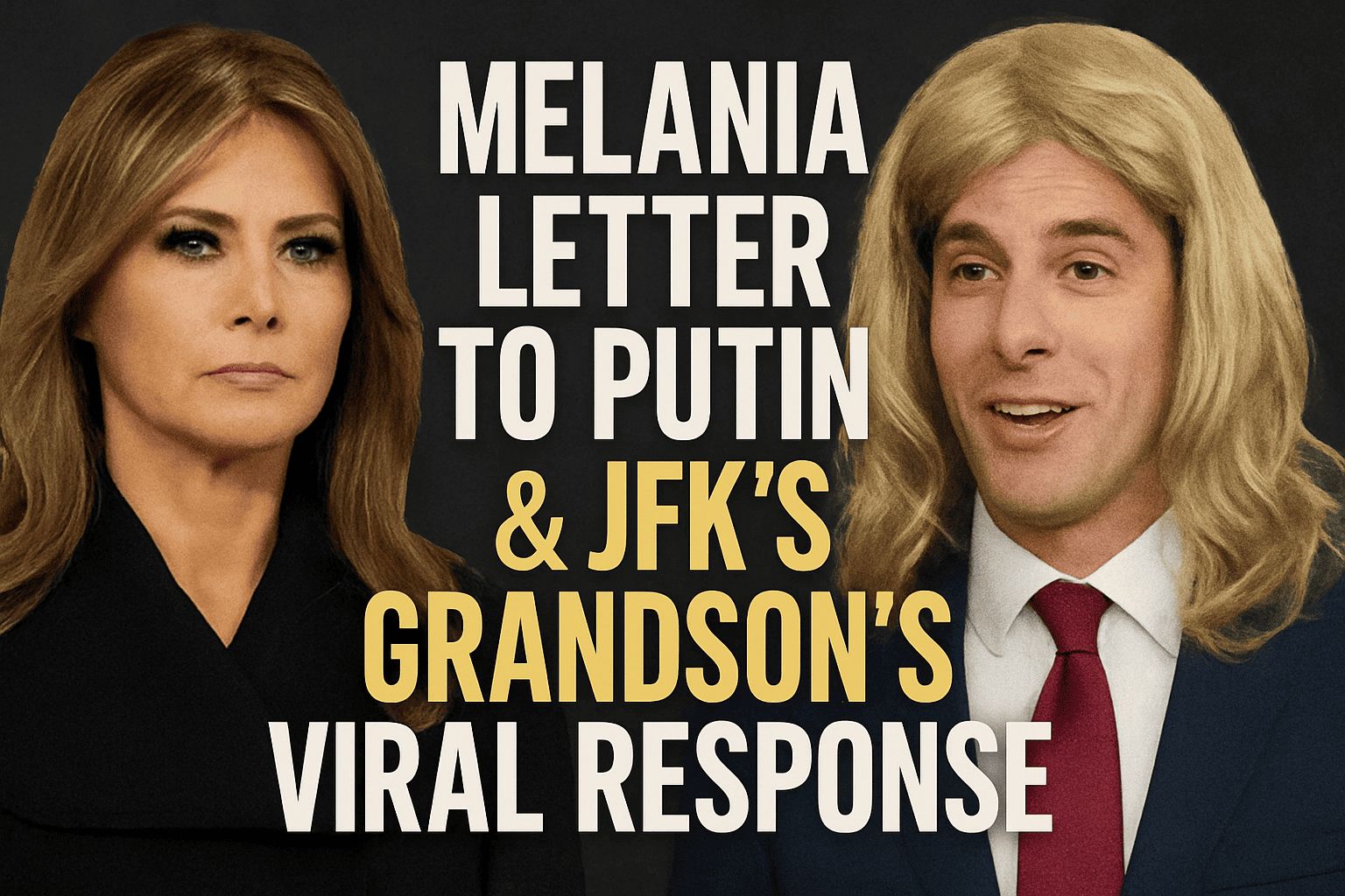 Melania Letter to Putin & JFK’s Grandson’s Viral Response