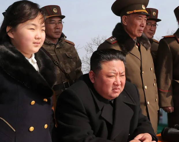 Kim Jong and his Daughter