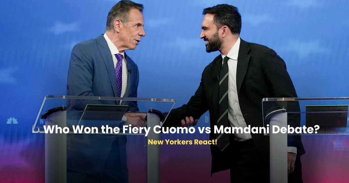 New York City mayoral debate heats up between Cuomo and Mamdani